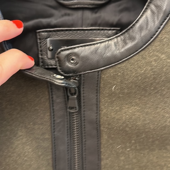 Danier wool and leather jacket - Picture 3 of 5